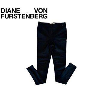 Diane von Furstenberg Women's Black Amour Skinny Pants - Size 2